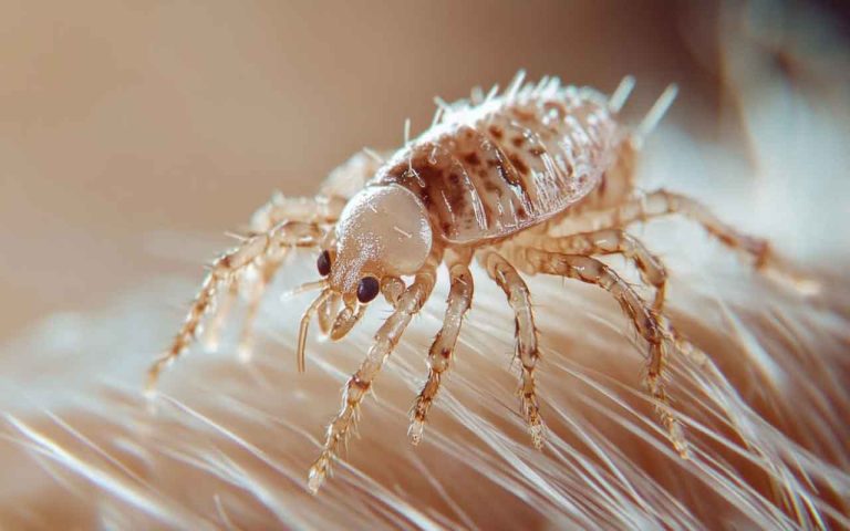 Insecte blanc maison