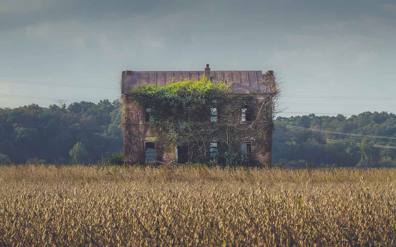 Maison abandonnée à donner