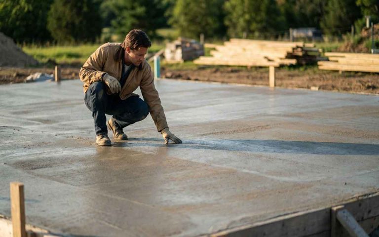 temps de sechage dalle beton