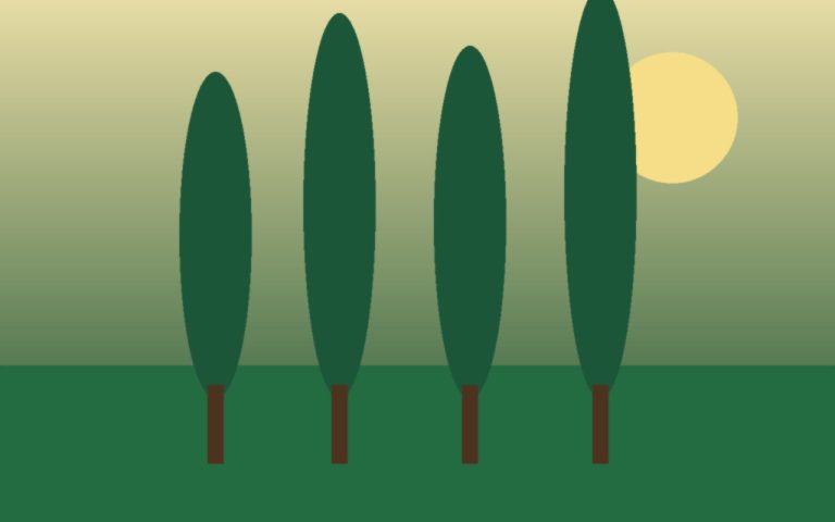 cyprès méditerranéens élancés