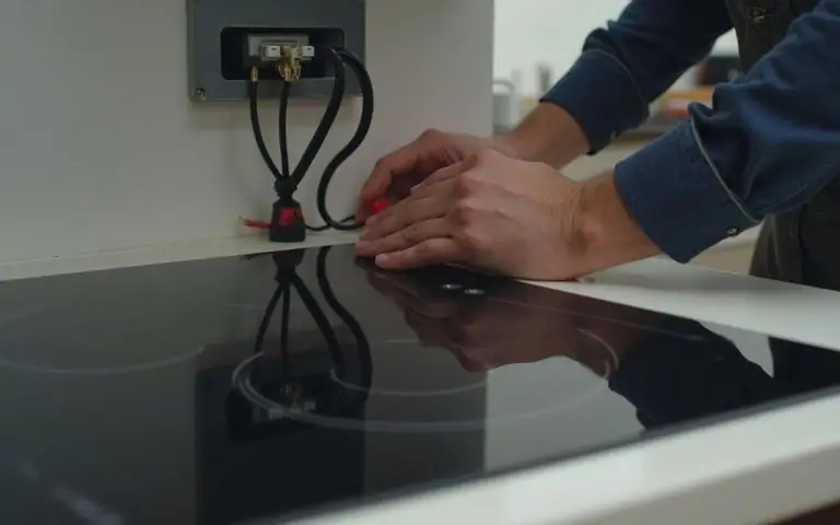 Installation sécurisée d'une plaque induction par un électricien professionnel