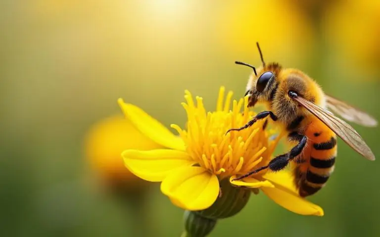 Illustration réaliste sur Cultiver des plantes mellifères : guide complet pour attirer les pollinisateurs
