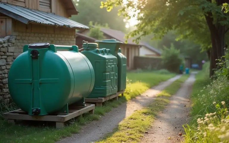 Illustration réaliste sur Cuve 1000 litres à donner : où la trouver et comment l'utiliser