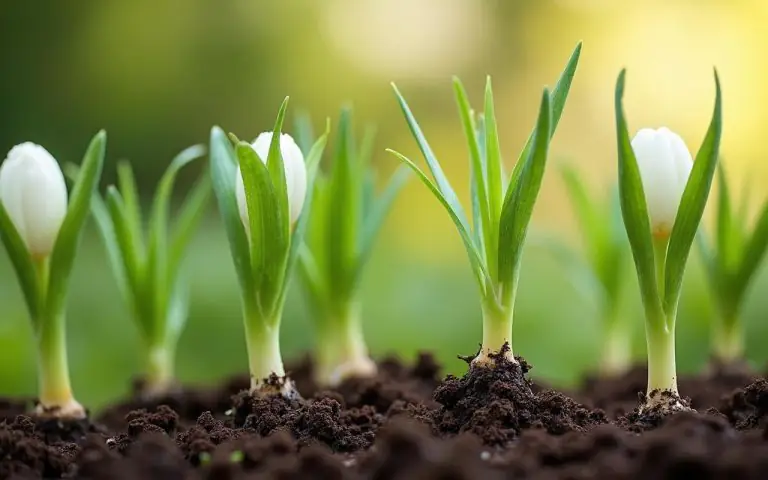 Illustration réaliste sur Quand planter les bulbes de jacinthes : calendrier et conseils pratiques