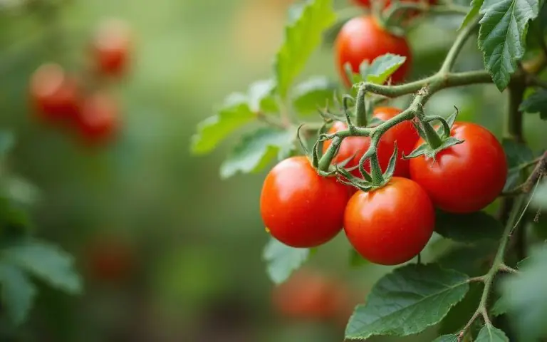Illustration réaliste sur Réussir la taille des plants de tomates : guide complet pour une récolte abondante
